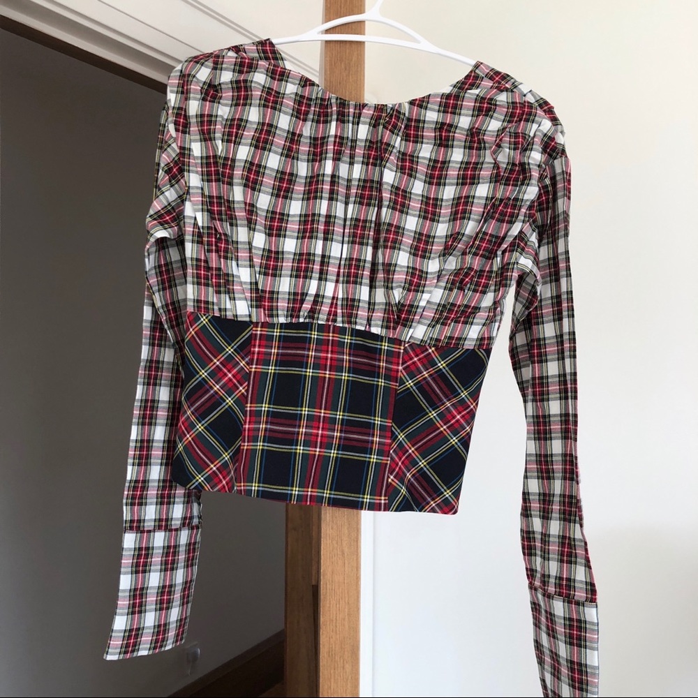 Petersyn plaid blouse